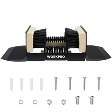 WORKPRO Shoes&Boots Scrubber Heavy Duty All Weather Boot Cleaning Scraper Brush