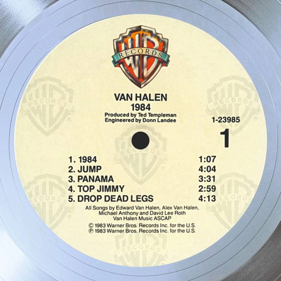 Van Halen – 1984 / LP Platinum 12" / Souvenir in black fram / Rock Memorabilia - Image 2 of 4