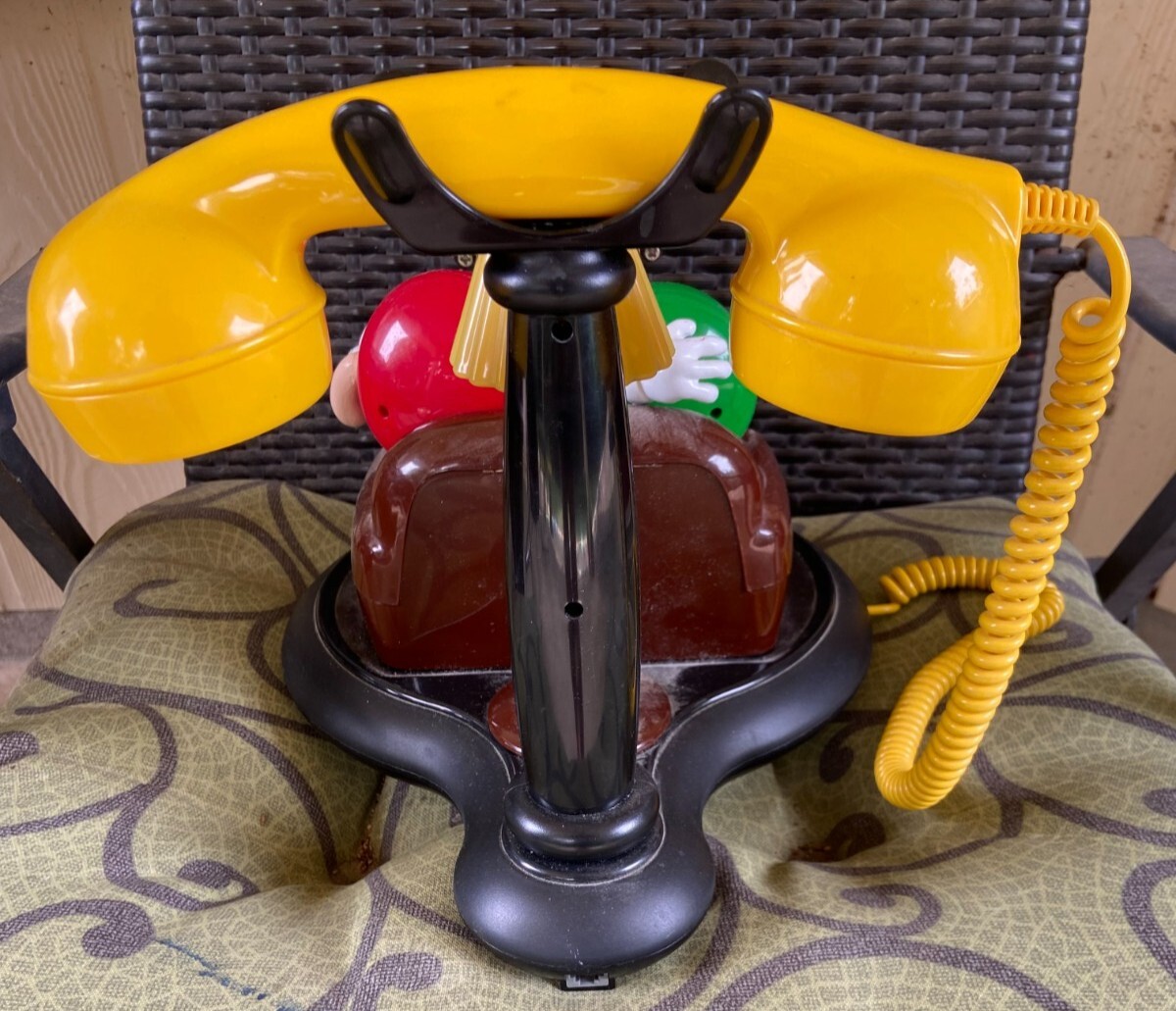 M&M's エムアンドエムズ 電話機 アンティーク インテリア アメト fS19 Vintage M&M's Animated Talking Character Desktop Telephone