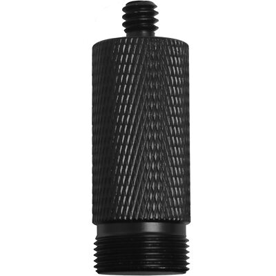 Microphone Screw Extension Bar Mic Adapter 1/4 Male to 5/8-27 Aluminum Alloy ...
