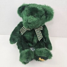 Russ Berrie Dublin Bear Plush St. Patrick's Day Green Shamrock Teddy Stuffed Toy
