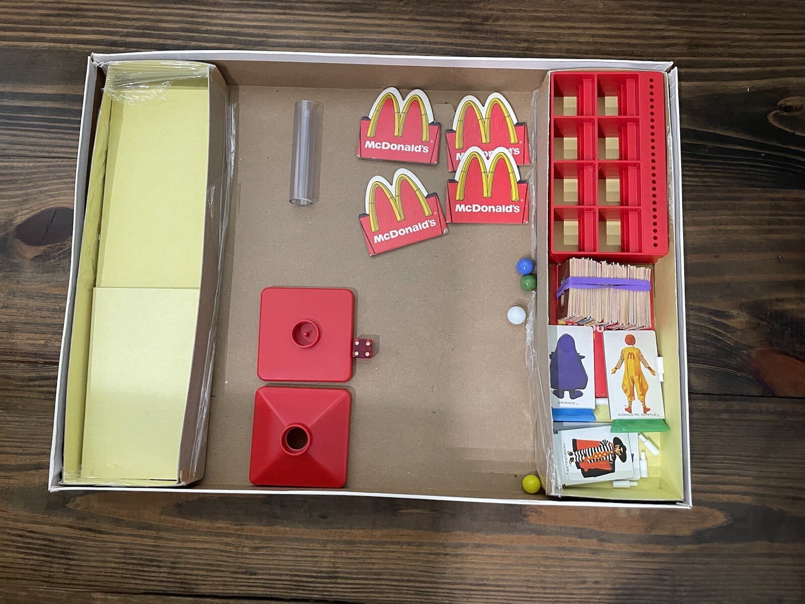 Vintage THE MCDONALD’S GAME Board Game Milton Bradley 1975 MISSING PIECES eBay