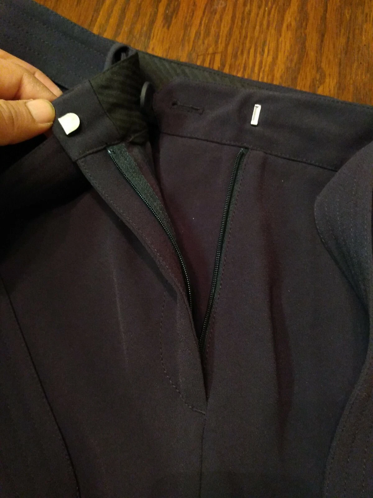 Pantaloni Tory Burch triacetato poliestere nero taglia 10 VG