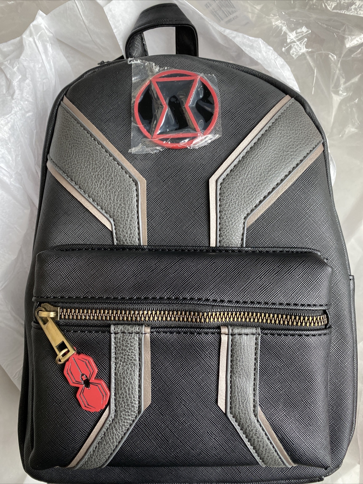 BIOWORLD Black Widow Mini Backpack Avengers Marvel Comics Bag NWT RARE New image 6