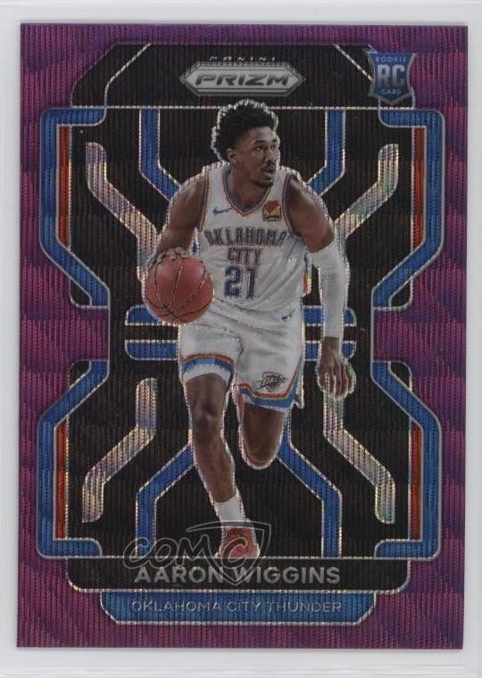 2021-22 Panini Prizm Purple Wave Prizm Aaron Wiggins #286 1i5t