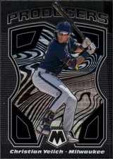 2021 Panini Mosaic Producers #P5 Christian Yelich Milwaukee Brewers