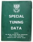 BRITISH LEYLAND Special Tuning Data Car Workshop Manual 1960s MINI MG Midget++