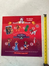 McDonald  s Disney Masterpiece Collection Happy Meal Translite. Toy Story 1997