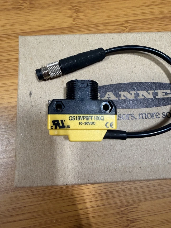 BRAND NEW BANNER ENGINEERING QS18VP6FF100Q / QS18VP6FF100Q Photoelectric Sensor - Image 3 of 4