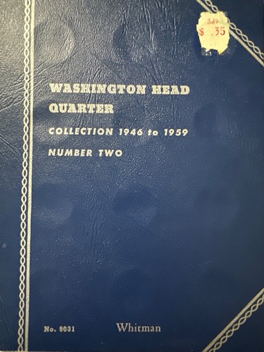 Coin Folder 9031 Washington Head Quarter  Starting 1946 No. 2 CF #13E