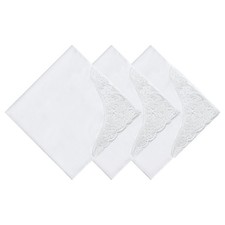 Women s Handkerchiefs 100 Cotton Ladies Embroidery Handkerchiefs Dainty Whit...