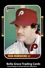 1987 Donruss Ron Roenicke #412 Philadelphia Phillies MLB Baseball