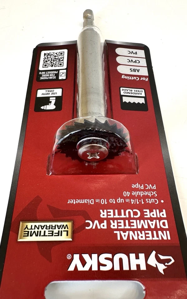 Husky Internal Diameter PVC Pipe Cutter Cuts 1 1/4 in X 10 in Pk Of 2 80-525-111 - Image 4 of 4