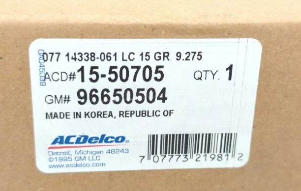 Nuevo OEM GM Calentador Aire AC HVAC Control 2007-2010 Pontiac G3 Wave 96650504 Interruptor Foto 2 de 4
