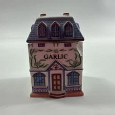 1989 Lenox Spice Village Fine Porcelain Garlic Spice Jar READ