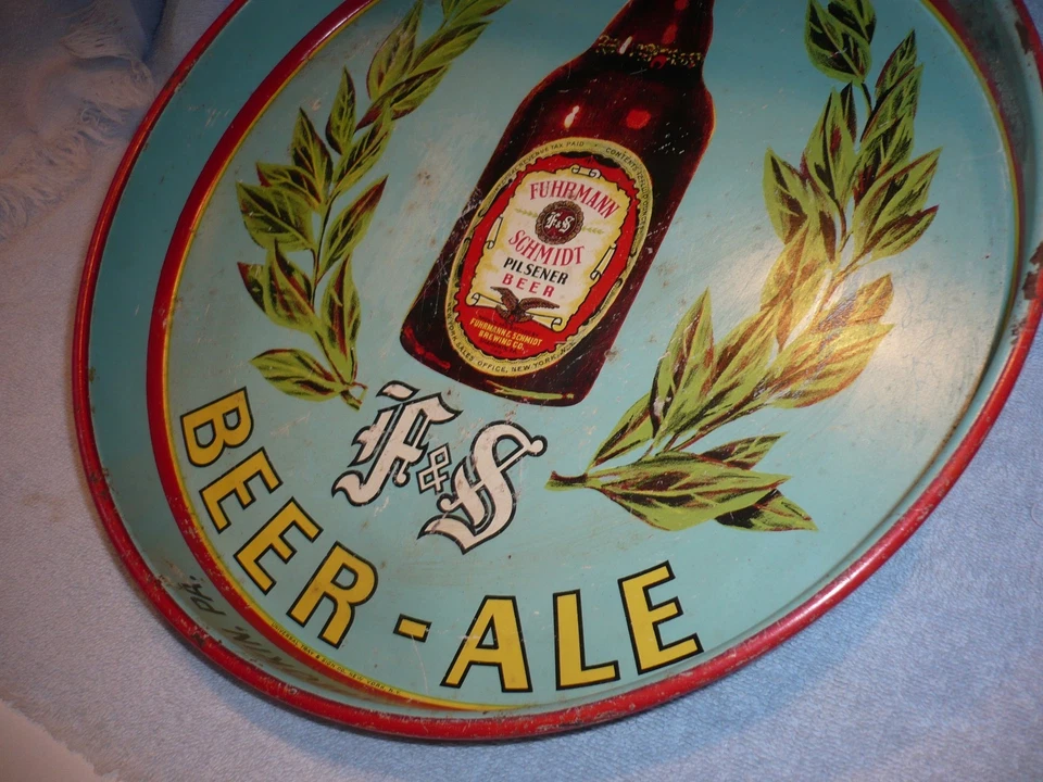 Vintage Fuhrmann & Schmidt Beer Tray F&S Brewing Co Shamokin, PA - Image 4 of 4