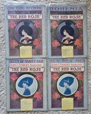 1911 " DIE ROTE ROSE " 4-TEILIGES SET