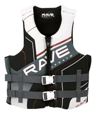 Rave Sports Adult Dual Neo Life Drainage Neoprene Vest Comfortable Fit - M/L