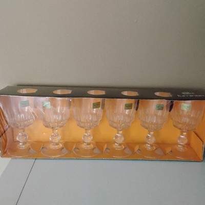 6 Weingläser Luminarc - Original Verpackung - Vintage Frankreich