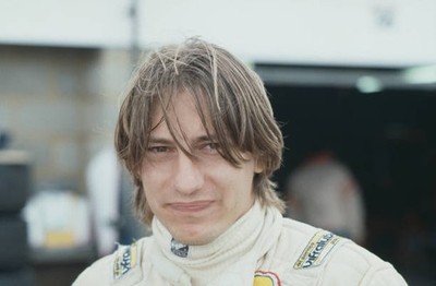 Italian racing driver Beppe Gabbiani driver of Osella Squadra Cors- Old Photo