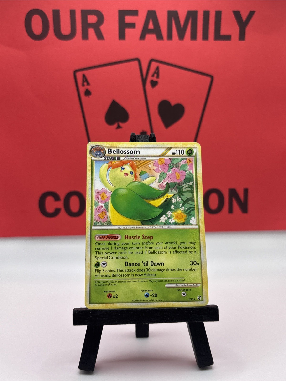 Bellossom 1/90 Undaunted Pokemon TCG Regular Rare 2010 LP