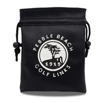 Golf Tee Pouch, 6x8 Inch Professional Golf Tee/Ball Pouch Bag-leather