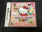 Hello Kitty Party (Nintendo DS, 2009) Complete with Case & Manual