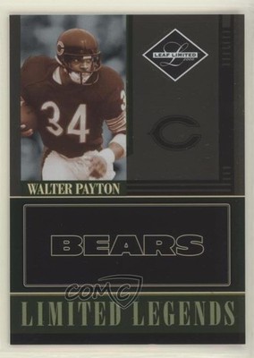2006 Leaf Limited Legends 90/100 Walter Payton #LL-9 HOF 0c3