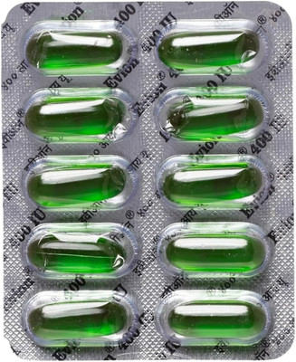 50  Capsules Vitamin E for Glowing Face,Strong Hair,Acne,Nails, Glowing Skin 400