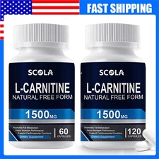 L-Carnitine 1500mg - Fat Burner Weight Loss Antioxidant High Potency Supplement