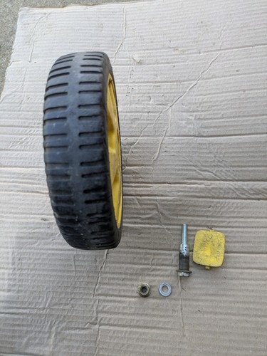 OEM John Deere 14SB 14SE JX75 Vorderrad AM115138 mit Schraube, Unterlegscheiben & Schraubenabdeckung - Bild 3 von 5