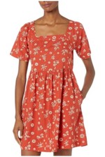 Madewell Women's Allie Mini Dress Cottage Floral Etruscan Clay