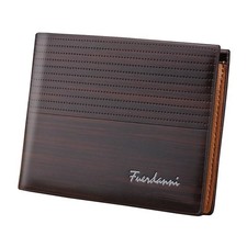 Men's Bifold Wallet Money ID Credit Card Holders Men Short Purse RFID Blocking