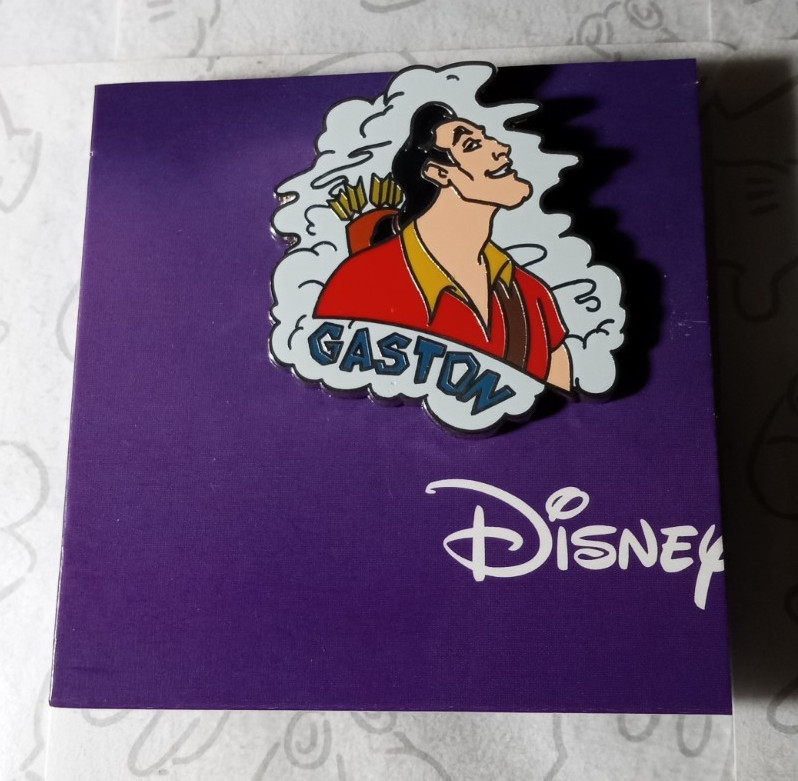 Gaston Villains Booster 2023 Beauty and the Beast Disney Pin 165150