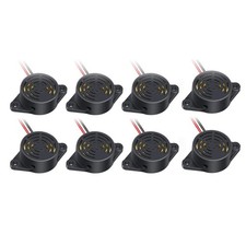 High Volume 95dB Piezo Buzzer DC3-24V Active Electronic Alarm Sounder 8Pcs