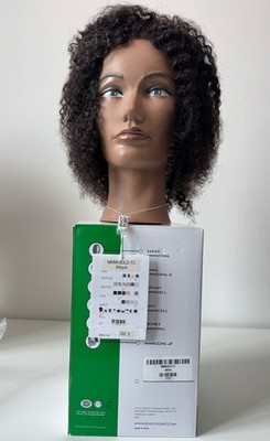 Pivot Point Maya Mannequin Head MMMUIDLD-TC Curly Hair Cosmetology Training Head