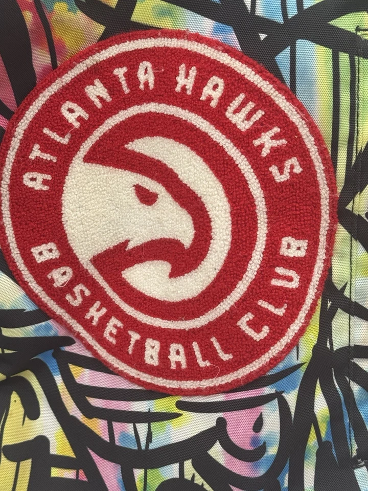 Sprayground NBA Atlanta Hawks Graffiti Backpack - Image 2 of 4