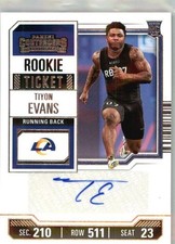 2023 Panini Contenders #261 Tiyon Evans