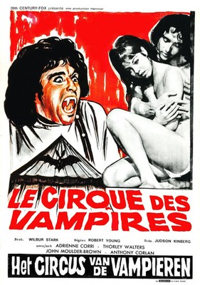 HAMMER Films ''Vampire Circus'' 1972 Release Film Poster Fine Art Modern Postcard