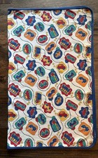 Vintage Gymboree Baby Blanket 1990s Cars Trucks Traffic Lovey Replacement Blue