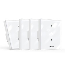 Maxcio Rolladenschalter WLAN Modell 80x80mm Prozentfunktion Weiss