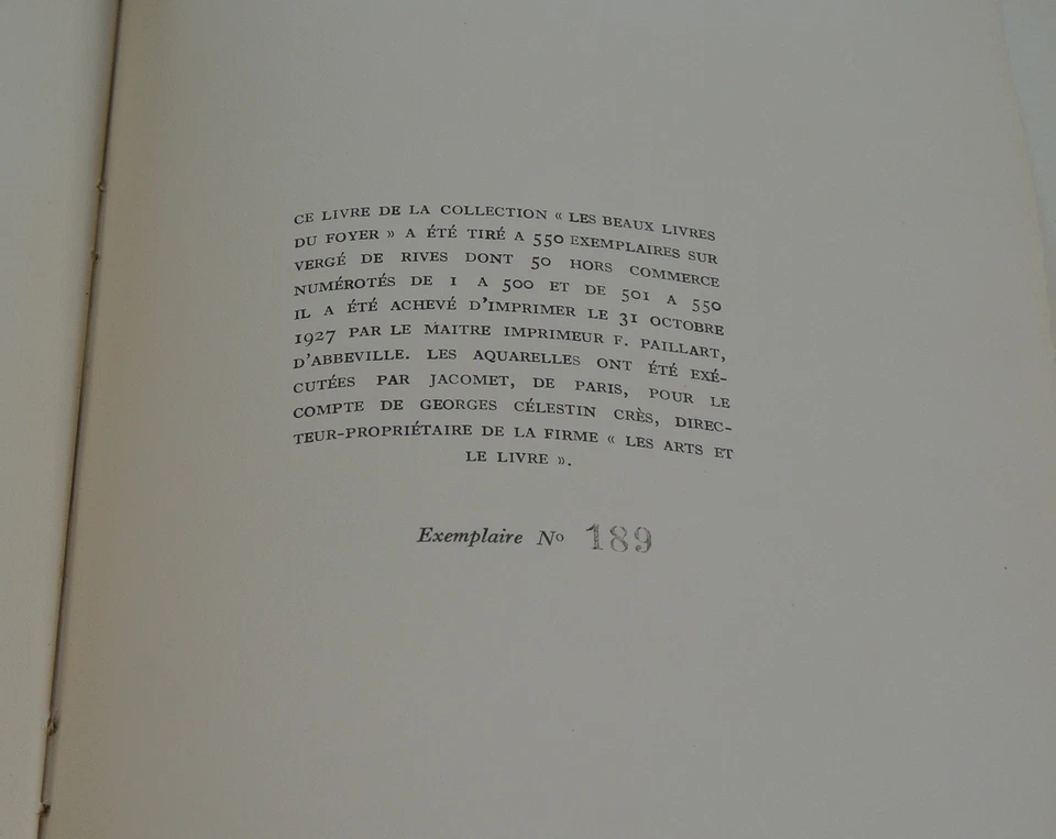 Antiquarian Book-ROBERT LE DIABLE-HANDCOLOURED LITHOGRAPH-Arnoux-Sandre-1927 - Image 4 of 4