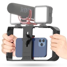 ULANZI U Rig Pro Smartphone Video Rig, Filmmaking Vlogging Case Phone Black