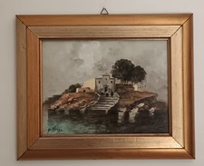 Salvatore Renzi ( XX Secolo) dipinto olio su legno