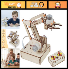 STEM Robot Arm Kit for Kids Teens - Building Engineering Toys, DIY Science Pro