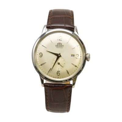 Orient ORIENT classic wristwatch small second hand silver dial champagne gold me