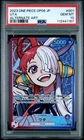 2023 ONE PIECE WINGS OF THE CAPTAIN JAPANESE UTA ALTERNATE ART OP06-001 PSA 10
