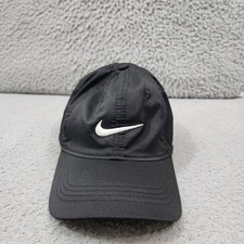 Nike Hat Cap Kids Child Unisex Black Strapback OS Dri Fit Just Do It 2748 023