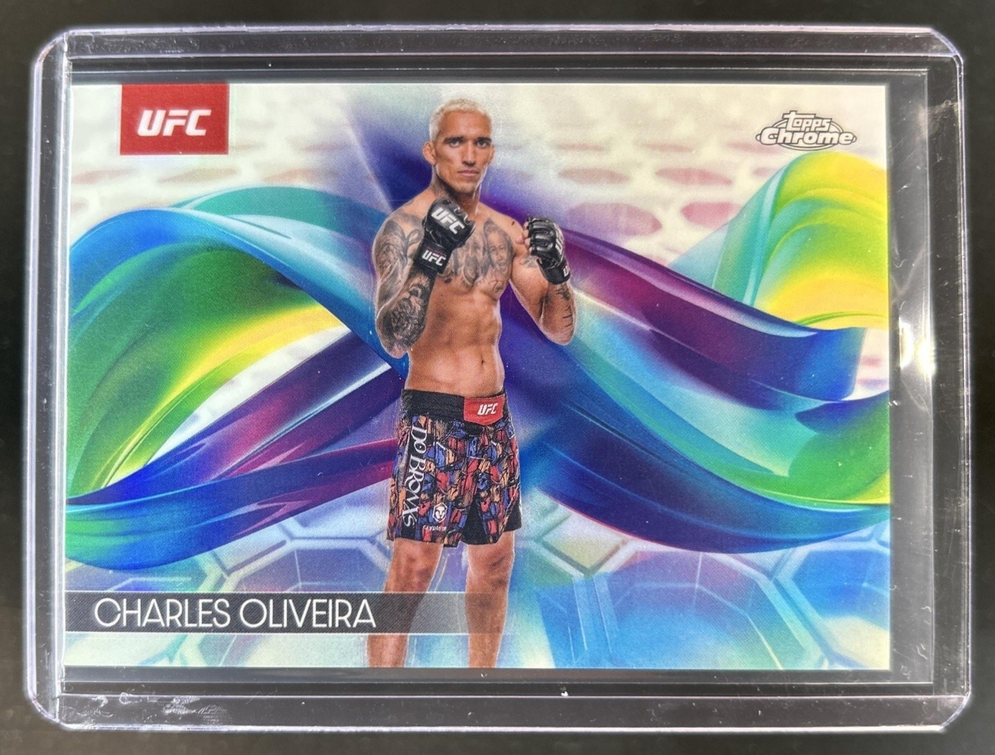 2025 Topps UFC Chrome Charles Oliveira Helix #HEL-20