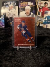 2025-26 UD Allure Matthew Schaefer Color Flow Red Orange Spectrum CFMS Islanders
